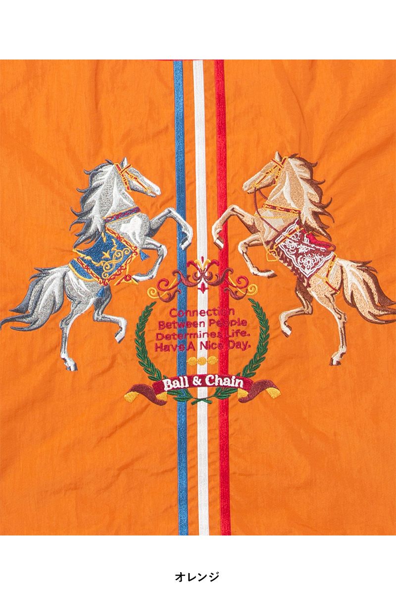 Ball & Chain(ボールアンドチェーン)TWO HORSE (M) ショッピングバック トートバッグ 301024 -10