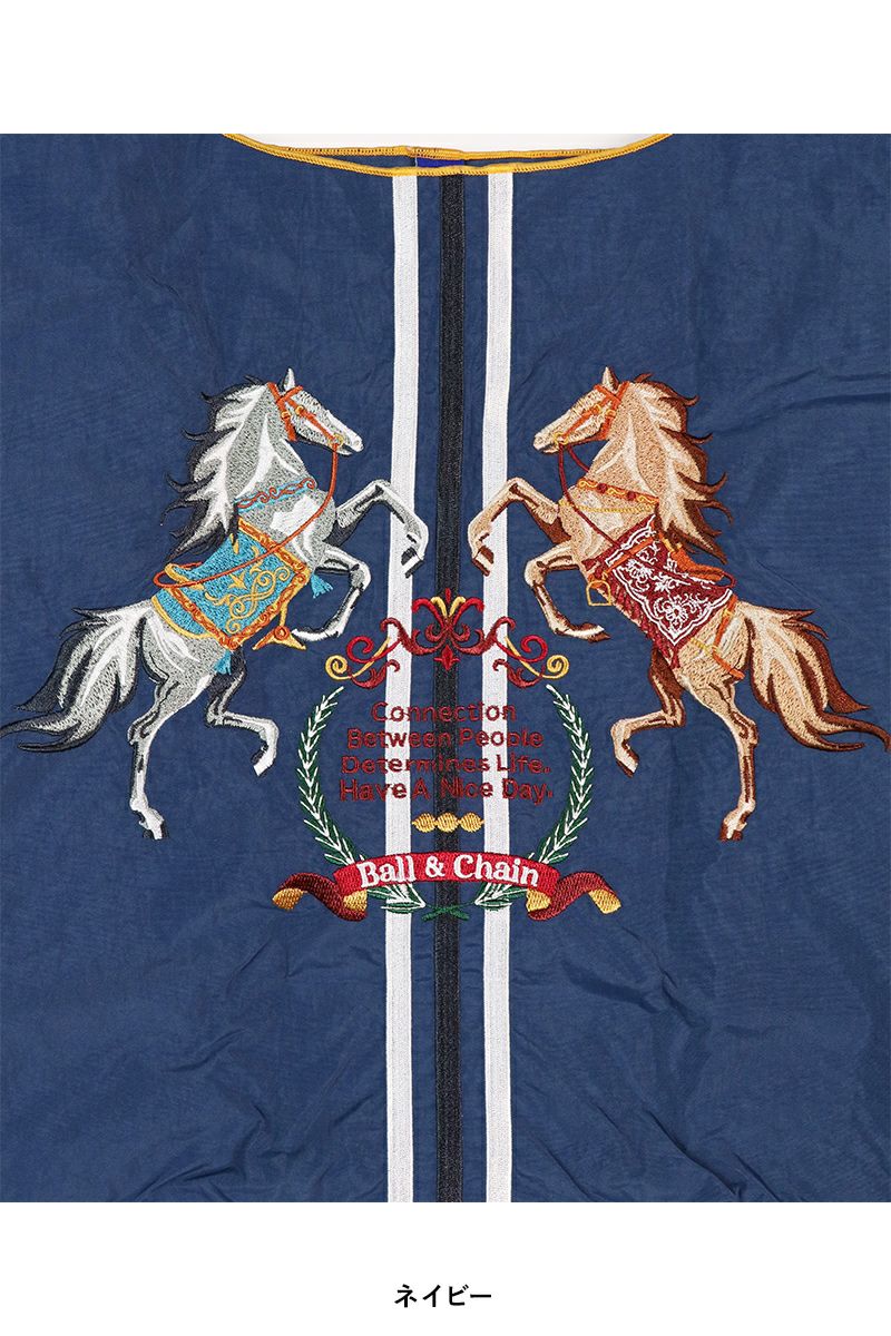 Ball & Chain(ボールアンドチェーン)TWO HORSE (M) ショッピングバック トートバッグ 301024 -15