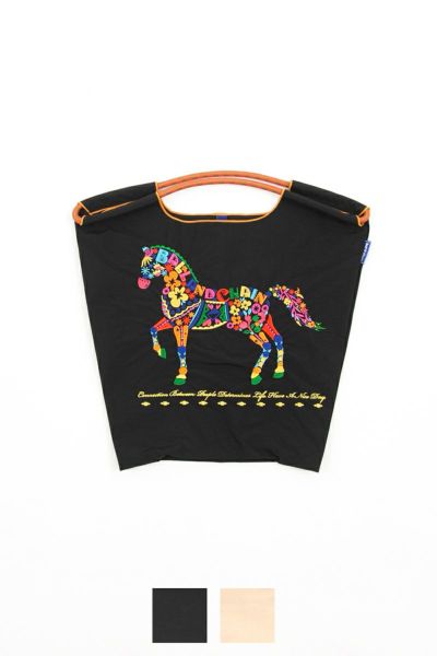 Ball & Chain(ボールアンドチェーン)FLOWER HORSE (M) ショッピングバック トートバッグ 301035