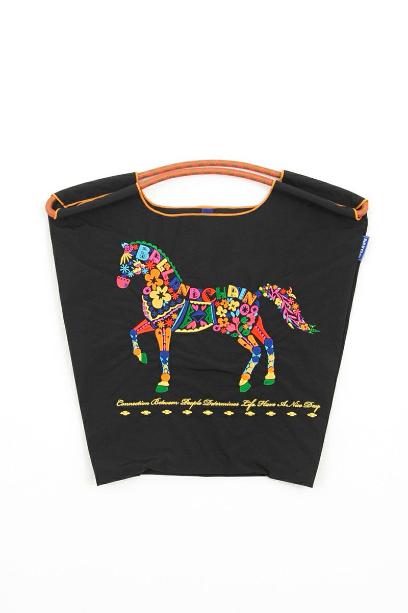 Ball & Chain(ボールアンドチェーン)FLOWER HORSE (M) ショッピングバック トートバッグ 301035 -1