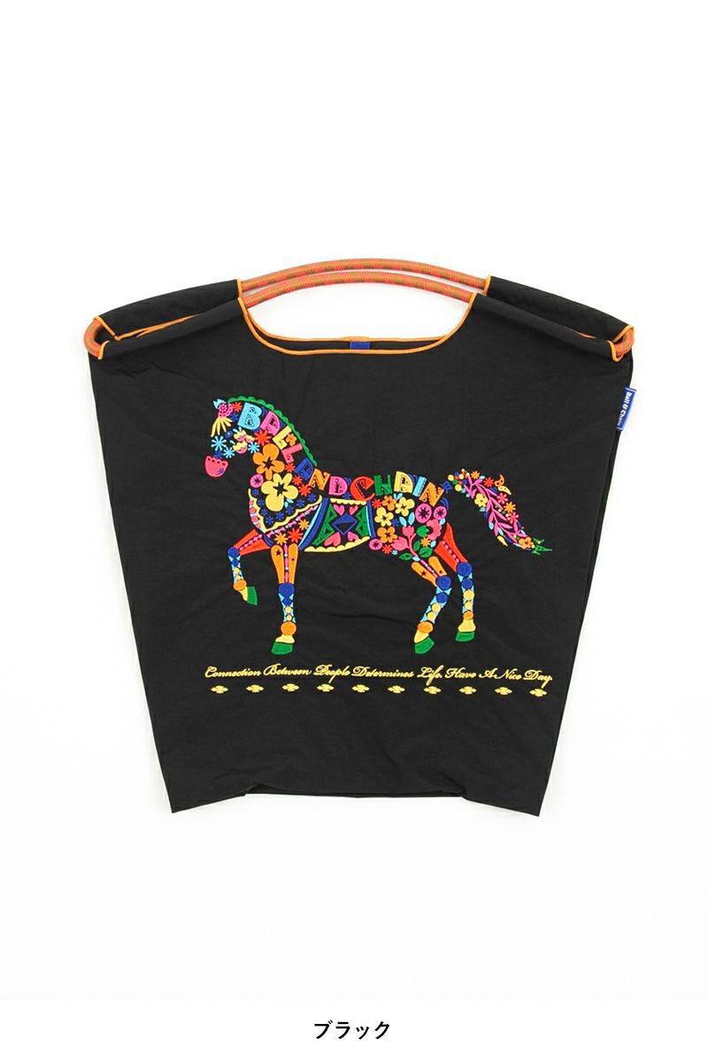 Ball & Chain(ボールアンドチェーン)FLOWER HORSE (M) ショッピングバック トートバッグ 301035 -5