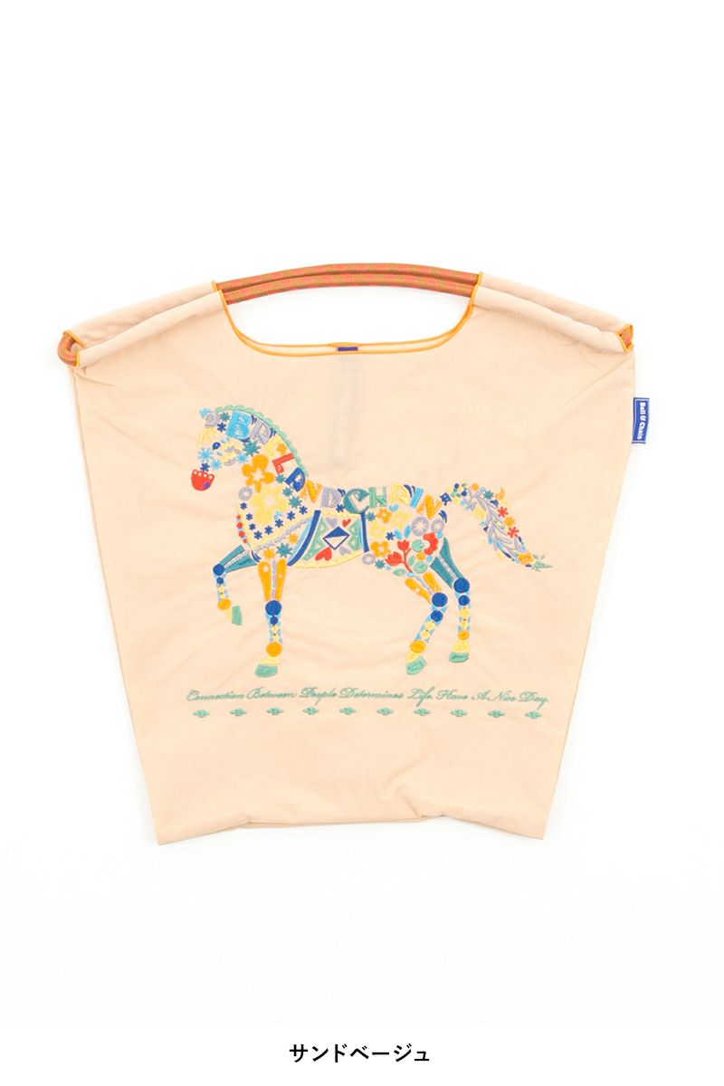 Ball & Chain(ボールアンドチェーン)FLOWER HORSE (M) ショッピングバック トートバッグ 301035 -7