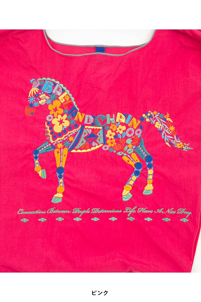 Ball & Chain(ボールアンドチェーン)FLOWER HORSE (M) ショッピングバック トートバッグ 301035 -9