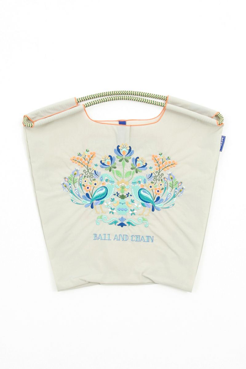 Ball & Chain(ボールアンドチェーン)PEACOK TWITTER (M) ショッピングバック トートバッグ 301036 -1