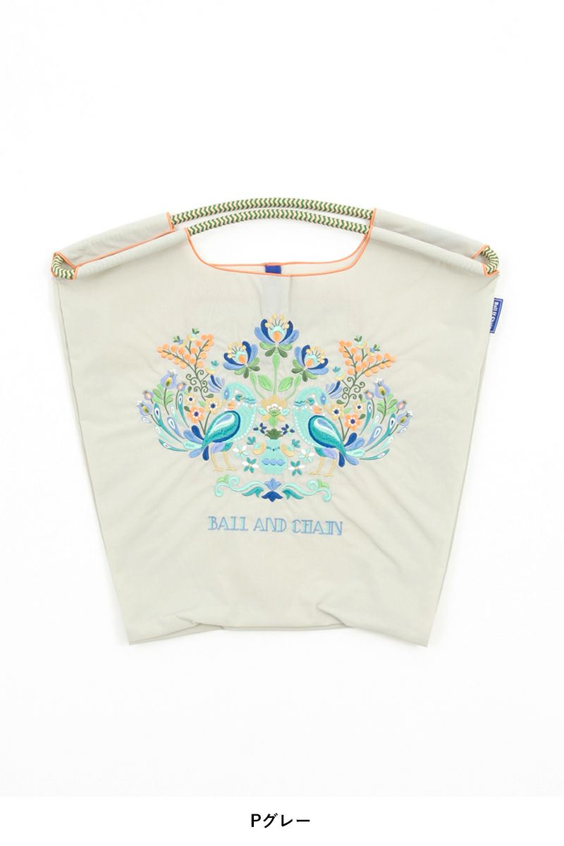 Ball & Chain(ボールアンドチェーン)PEACOK TWITTER (M) ショッピングバック トートバッグ 301036 -7