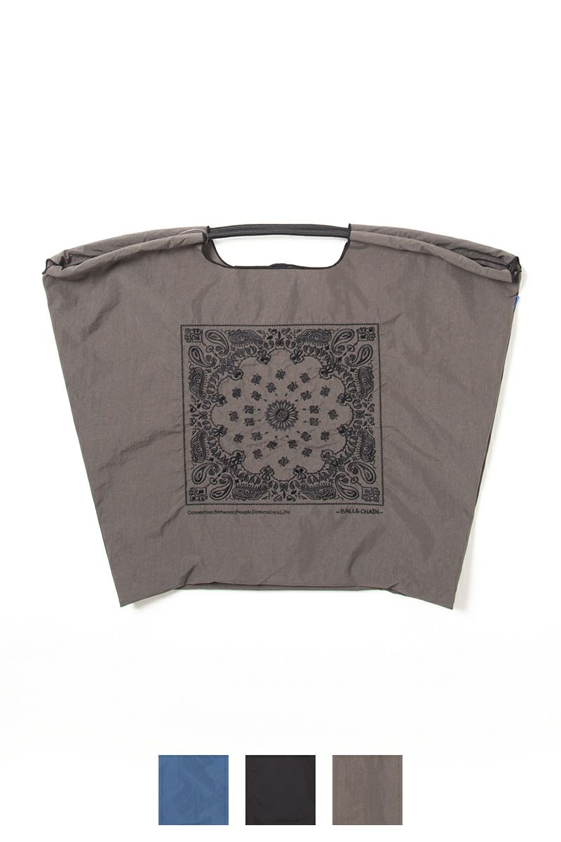 Ball & Chain(ボールアンドチェーン)BANDANA (L) ショッピングバック トートバッグ 301108