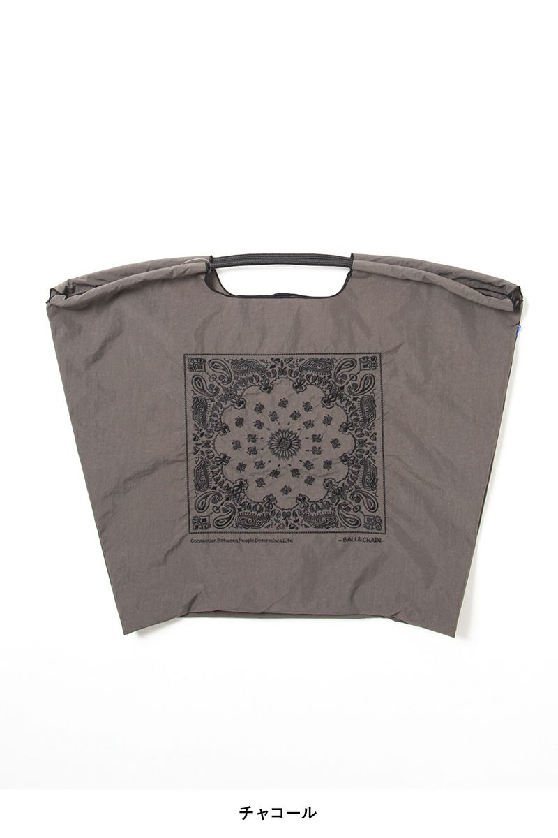 Ball & Chain(ボールアンドチェーン)BANDANA (L) ショッピングバック トートバッグ 301108 -9