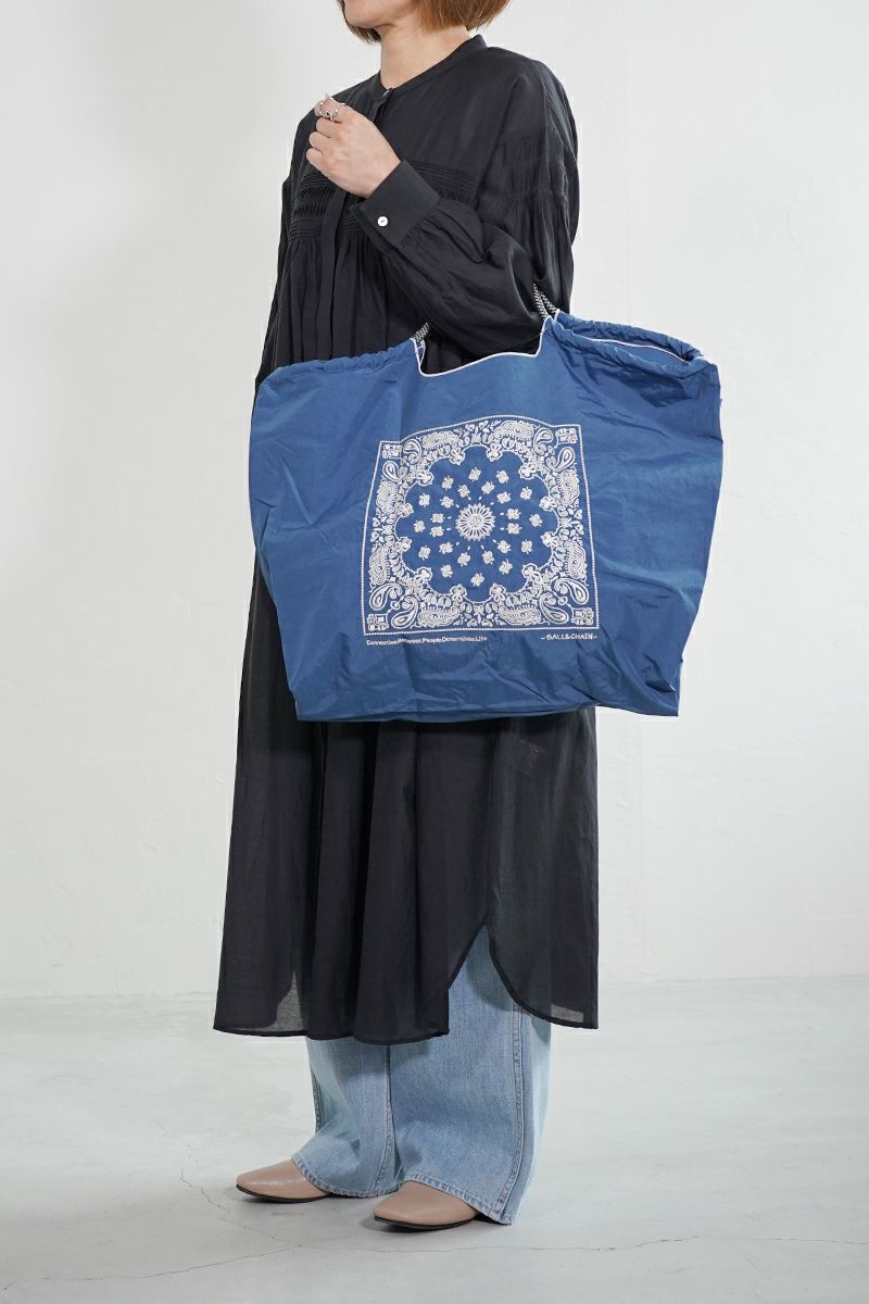 Ball & Chain(ボールアンドチェーン)BANDANA (L) ショッピングバック トートバッグ 301108 -12