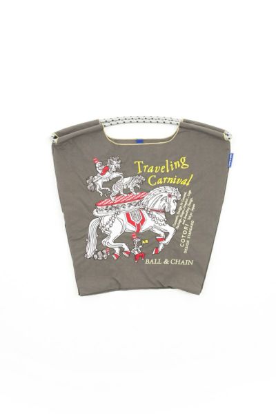 Ball & Chain(ボールアンドチェーン)COTORI DESIGEN CARNIVAL (M) ショッピングバック トートバッグ 321005