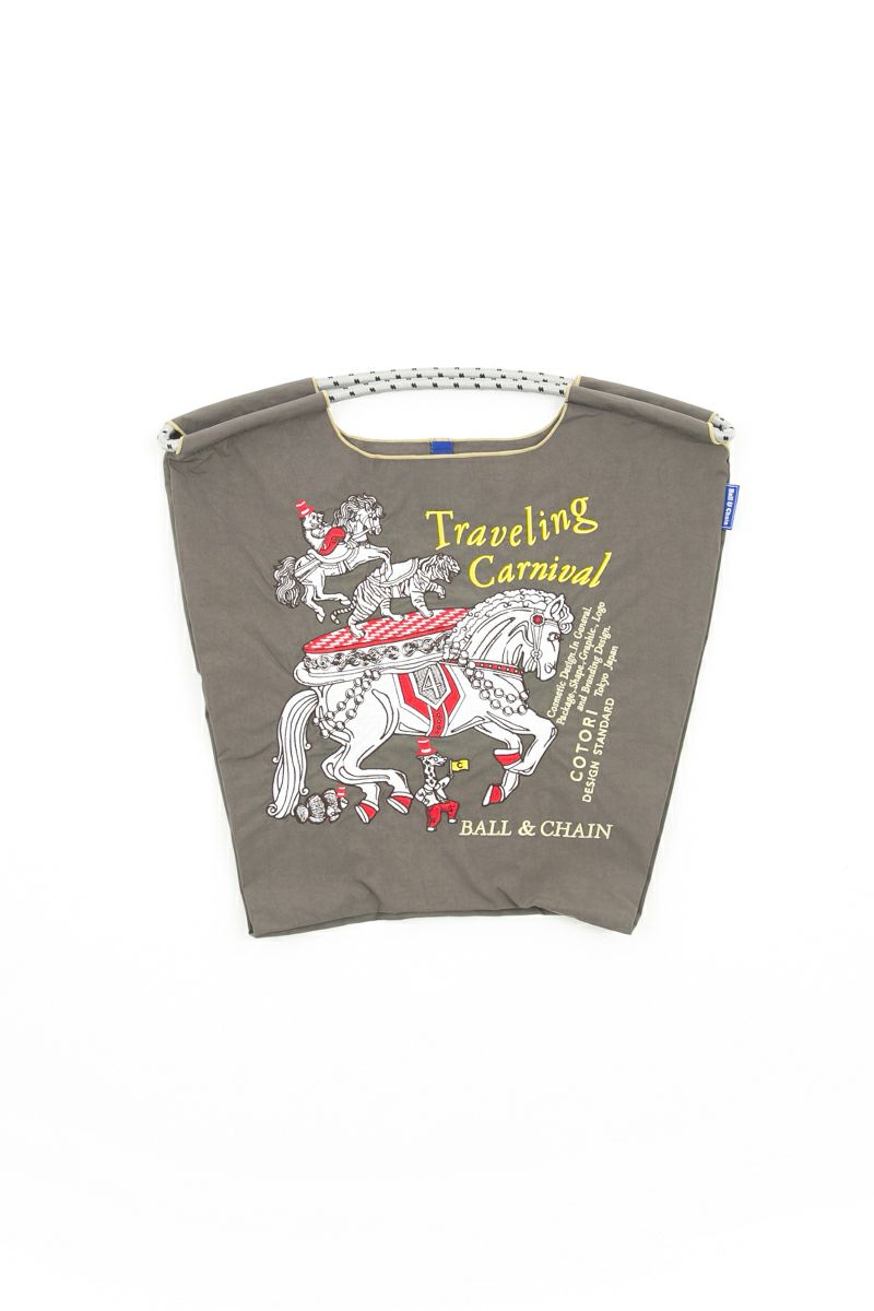 Ball & Chain(ボールアンドチェーン)COTORI DESIGEN CARNIVAL (M) ショッピングバック トートバッグ 321005