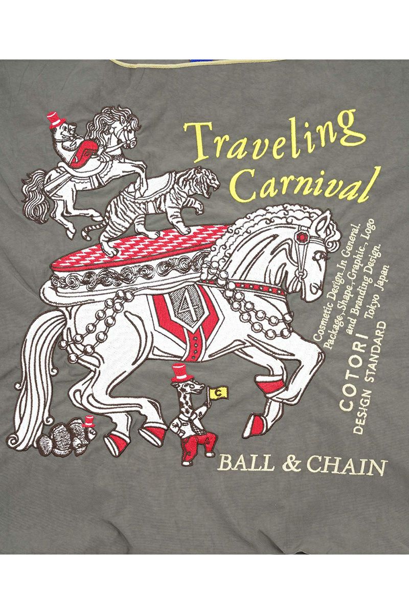 Ball & Chain(ボールアンドチェーン)COTORI DESIGEN CARNIVAL (M) ショッピングバック トートバッグ 321005 -5