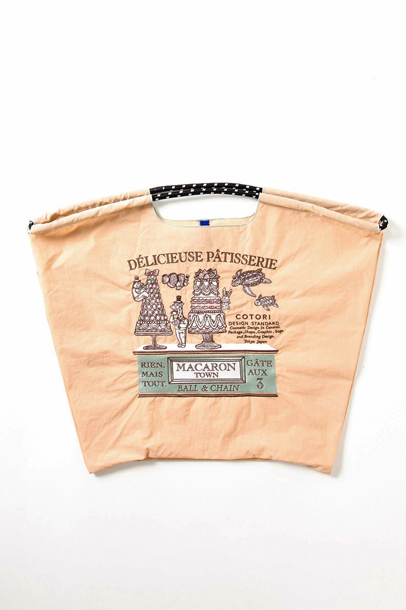 Ball & Chain(ボールアンドチェーン)C.MACARON (L) ショッピングバック トートバッグ 321104 -1