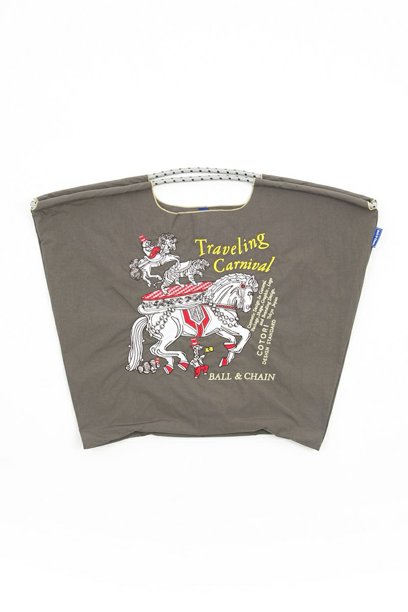 Ball & Chain(ボールアンドチェーン)COTORI DESIGEN CARNIVAL (L) ショッピングバック トートバッグ 321105
