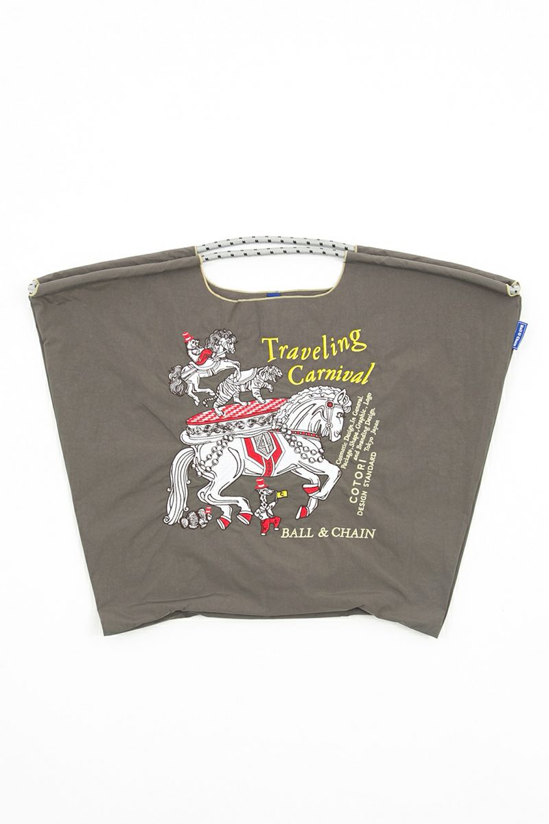 Ball & Chain(ボールアンドチェーン)COTORI DESIGEN CARNIVAL (L) ショッピングバック トートバッグ 321105 -1