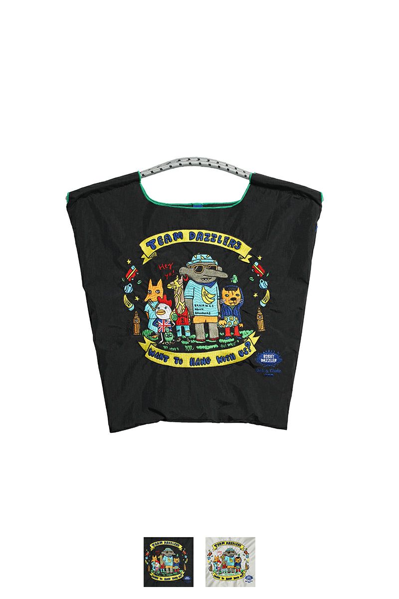 Ball & Chain(ボールアンドチェーン)B.UNIT.ARTWORK (M) ボビーダズラー ショッピングバック トートバッグ 322003