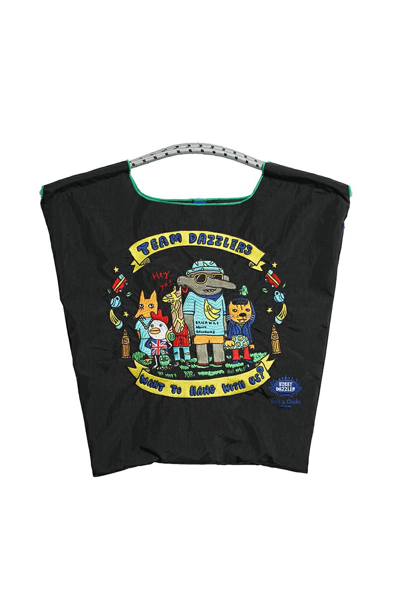 Ball & Chain(ボールアンドチェーン)B.UNIT.ARTWORK (M) ボビーダズラー ショッピングバック トートバッグ 322003 -2