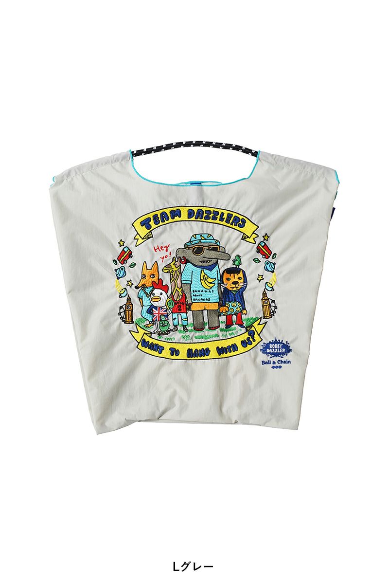Ball & Chain(ボールアンドチェーン)B.UNIT.ARTWORK (M) ボビーダズラー ショッピングバック トートバッグ 322003 -8