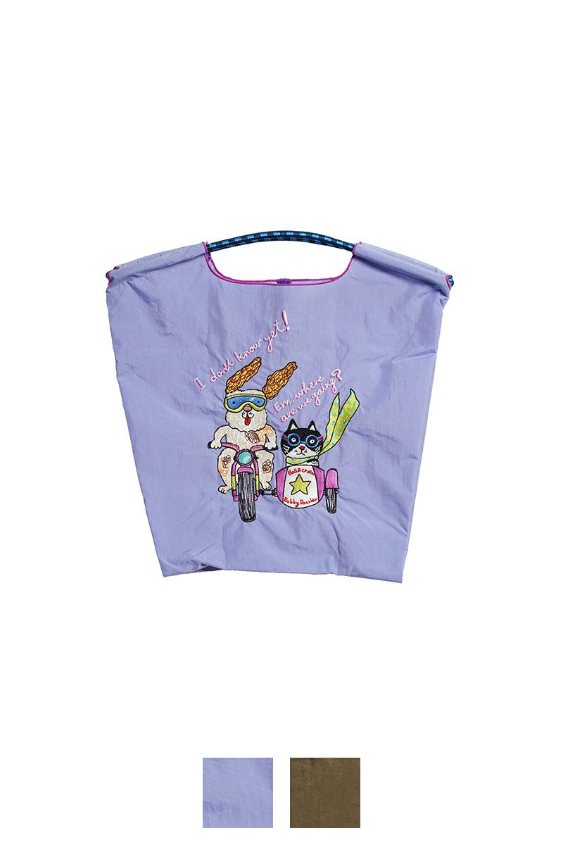 Ball & Chain(ボールアンドチェーン)B.PINK BIKE / B.GREEN BIKE (M) ショッピングバック トートバッグ 322004