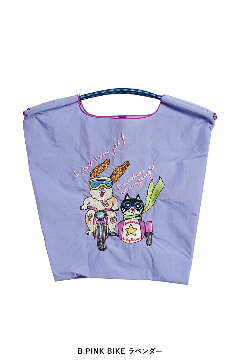 Ball & Chain(ボールアンドチェーン)B.PINK BIKE / B.GREEN BIKE (M) ショッピングバック トートバッグ 322004 -5