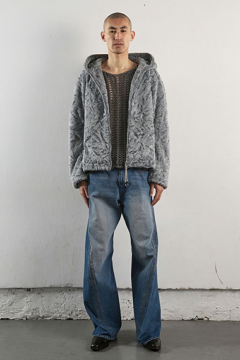 NVRFRGT(ネバーフォーゲット)3D TWISTED WIDE LEG JEANS 3Dツイステッドワイドレッグジーンズ NF242P04B -1