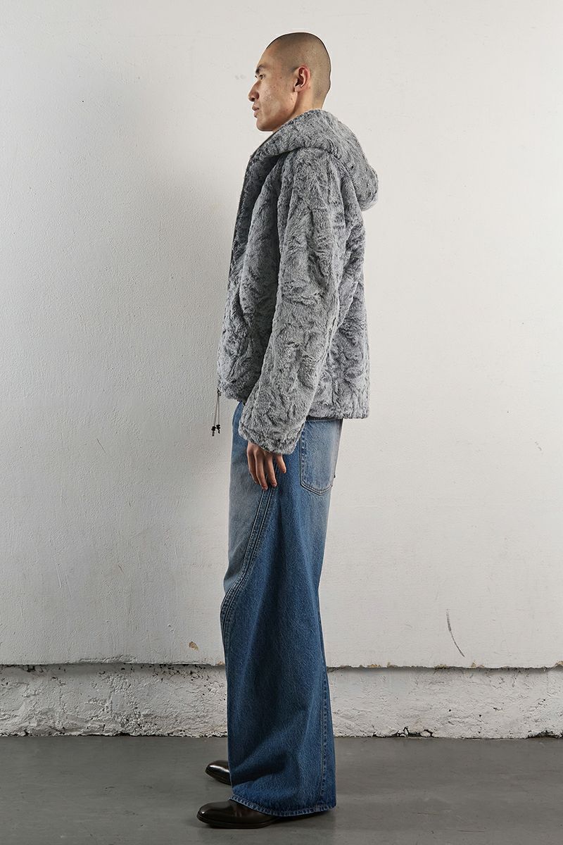 NVRFRGT(ネバーフォーゲット)3D TWISTED WIDE LEG JEANS 3Dツイステッドワイドレッグジーンズ NF242P04B -2