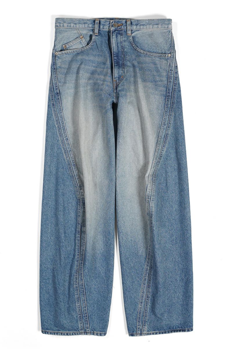 NVRFRGT(ネバーフォーゲット)3D TWISTED WIDE LEG JEANS 3Dツイステッドワイドレッグジーンズ NF242P04B -4