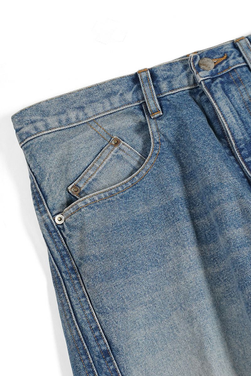 NVRFRGT(ネバーフォーゲット)3D TWISTED WIDE LEG JEANS 3Dツイステッドワイドレッグジーンズ NF242P04B -10