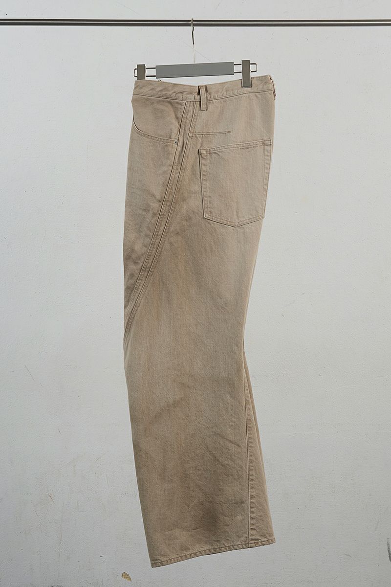 NVRFRGT(ネバーフォーゲット)3D TWISTED WIDE LEG JEANS 3Dツイステッドワイドレッグジーンズ NF242P04C