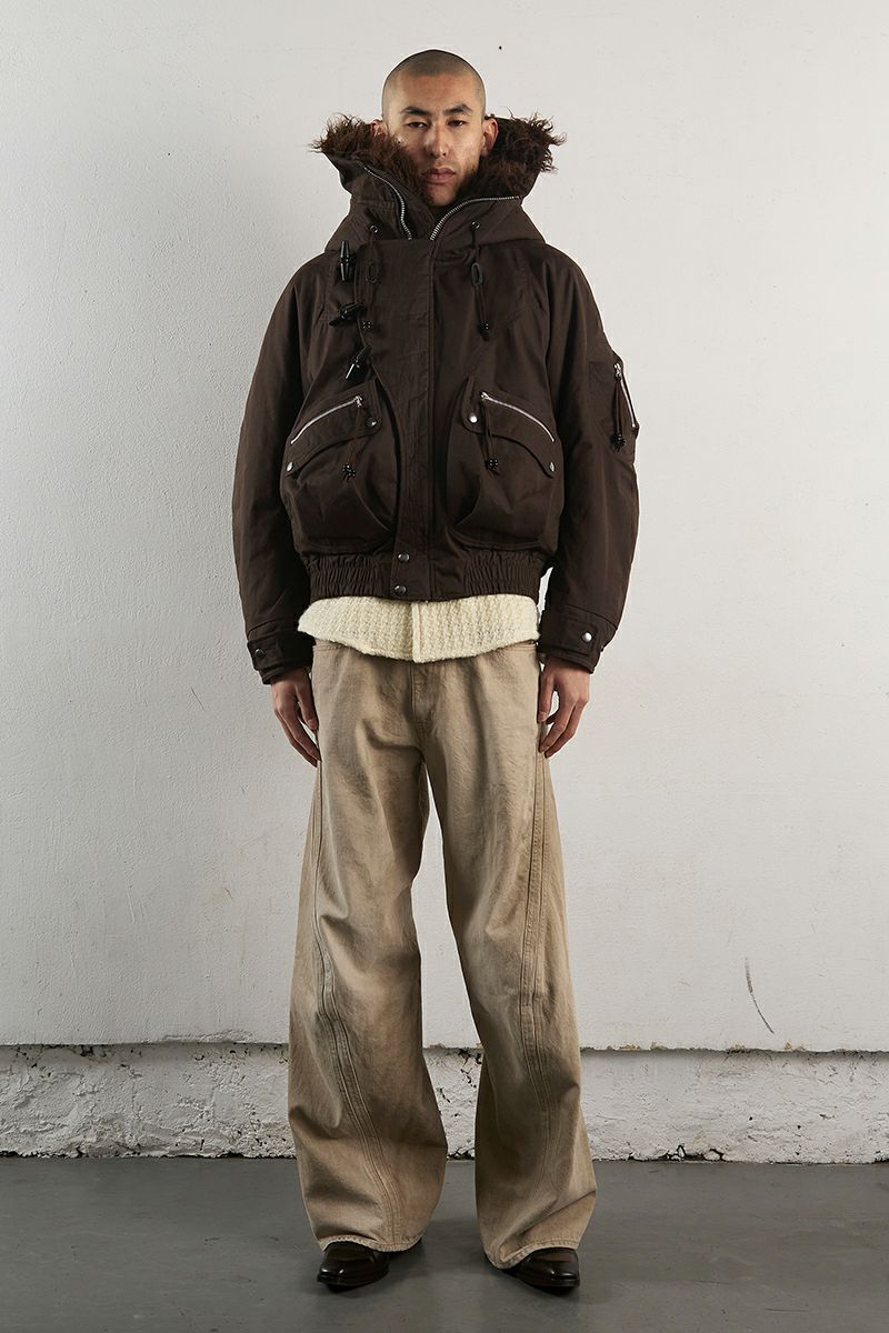 NVRFRGT(ネバーフォーゲット)3D TWISTED WIDE LEG JEANS 3Dツイステッドワイドレッグジーンズ NF242P04C -1