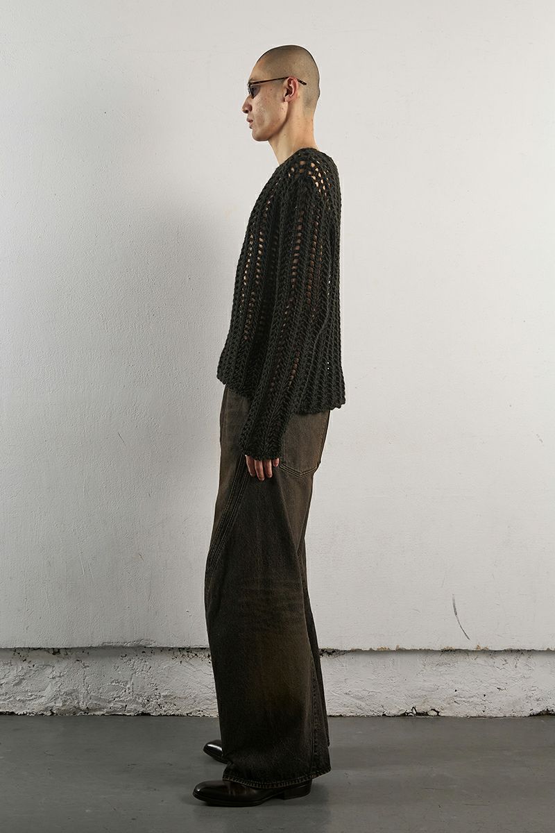 NVRFRGT(ネバーフォーゲット)3D TWISTED WIDE LEG JEANS 3Dツイステッドワイドレッグジーンズ NF242P04D -2