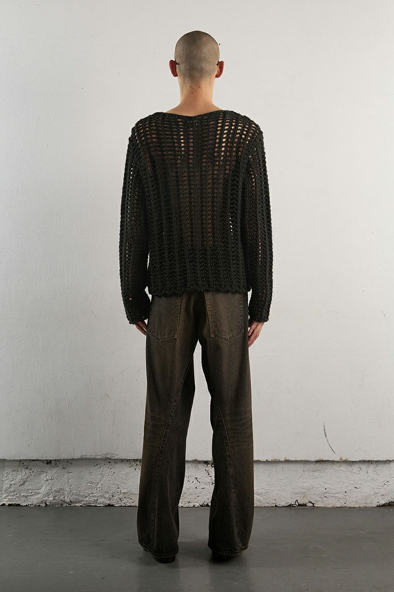 NVRFRGT(ネバーフォーゲット)3D TWISTED WIDE LEG JEANS 3Dツイステッドワイドレッグジーンズ NF242P04D -3