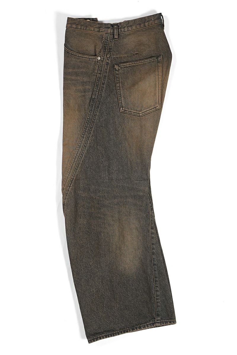 NVRFRGT(ネバーフォーゲット)3D TWISTED WIDE LEG JEANS 3Dツイステッドワイドレッグジーンズ NF242P04D -5