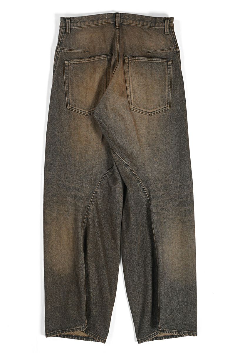 NVRFRGT(ネバーフォーゲット)3D TWISTED WIDE LEG JEANS 3Dツイステッドワイドレッグジーンズ NF242P04D -6