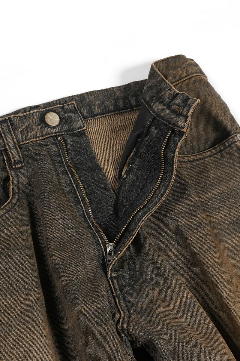 NVRFRGT(ネバーフォーゲット)3D TWISTED WIDE LEG JEANS 3Dツイステッドワイドレッグジーンズ NF242P04D -8