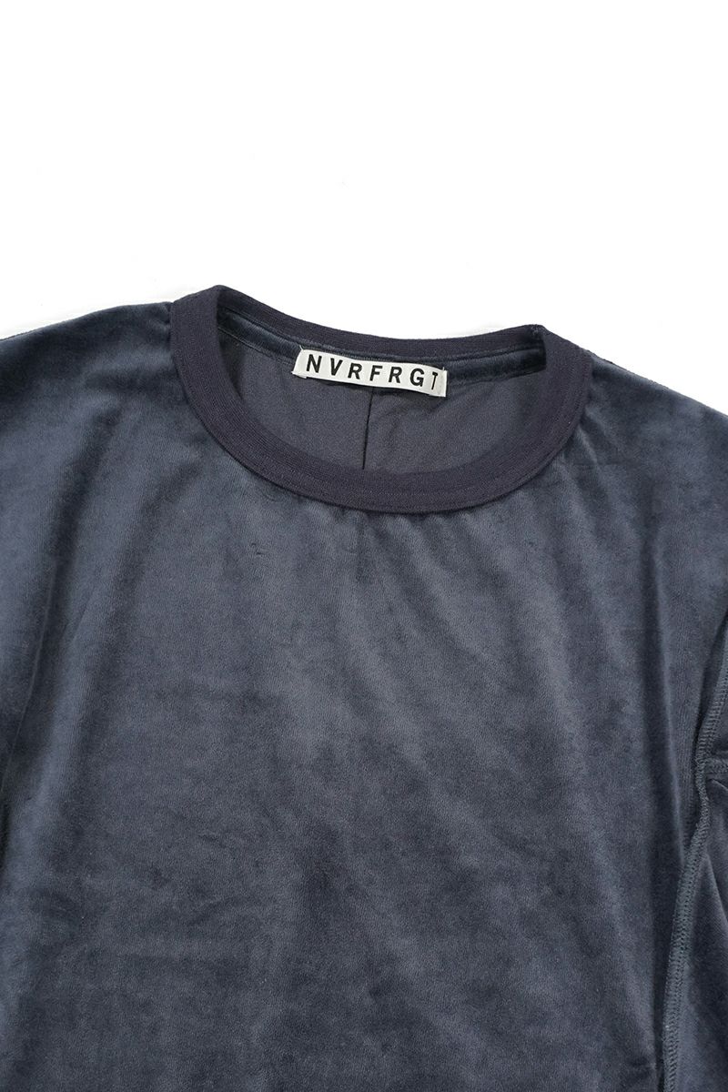 NVRFRGT(ネバーフォーゲット)VELOUR DOUBLE LAYER LONG SLEEVE T-SHIRT ベロアダブルレイヤー長袖Tシャツ NF242T08 -9