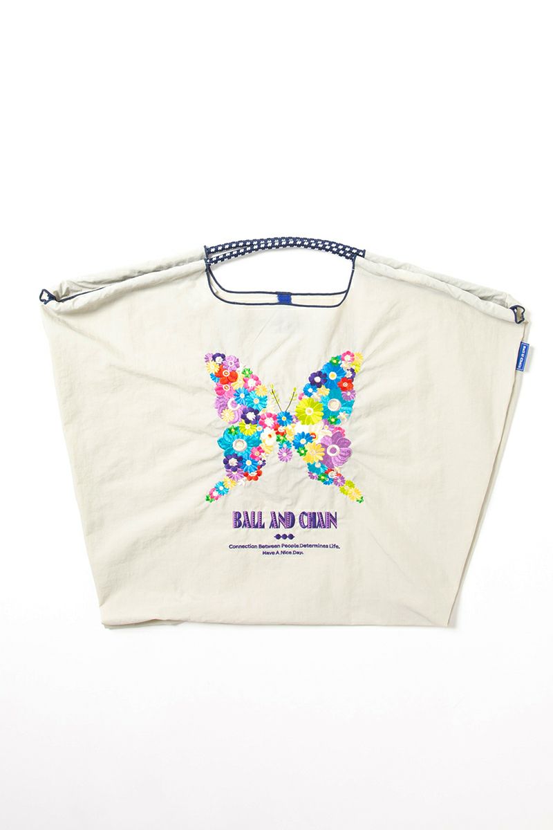 Ball & Chain(ボールアンドチェーン)F.BUTTERFLY (L) ショッピングバック トートバッグ 301115 -1