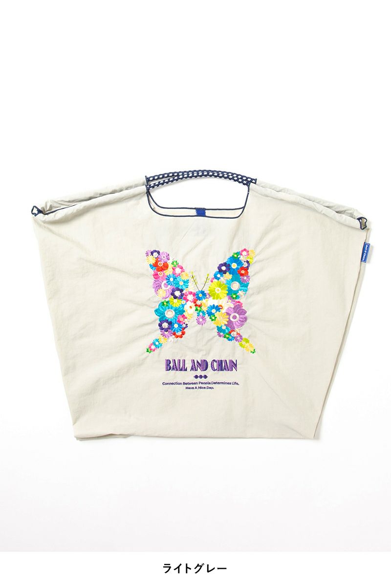 Ball & Chain(ボールアンドチェーン)F.BUTTERFLY (L) ショッピングバック トートバッグ 301115 -7