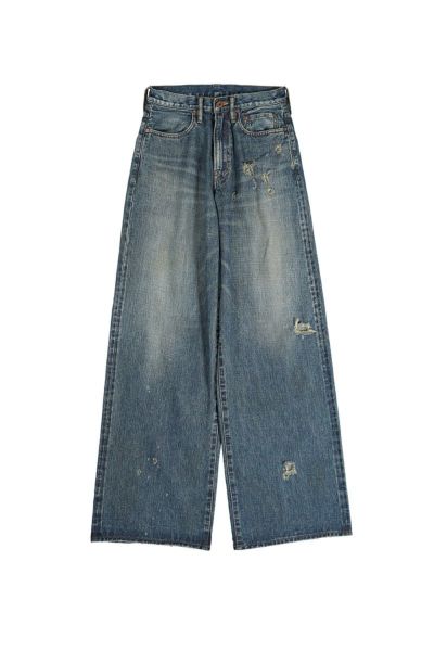 SUGARHILL(シュガーヒル)FADED MODERN DENIM WIDE TROUSERS フェードモダンデニムワイドトラウザー 2441000406
