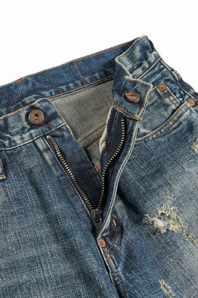 SUGARHILL(シュガーヒル)FADED MODERN DENIM WIDE SHORTS フェードモダンデニムワイドショーツ 2441000409 -4