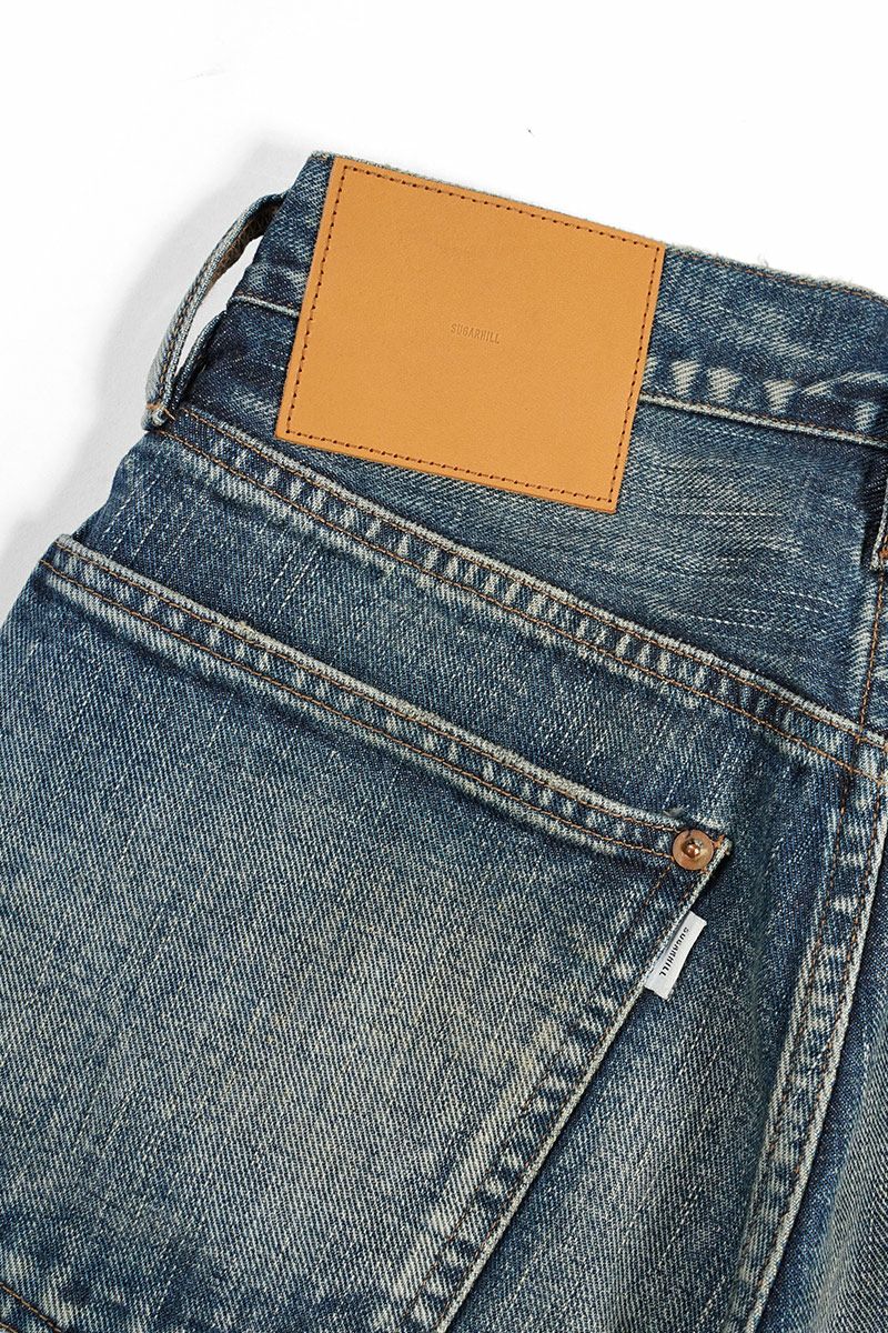 SUGARHILL(シュガーヒル)FADED MODERN DENIM WIDE SHORTS フェードモダンデニムワイドショーツ 2441000409 -8