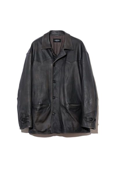 UNUSED(アンユーズド)Leather car coat レザーカーコート US2450