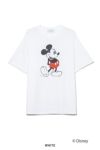 UNUSED(アンユーズド)UNUSED×Disney Mickey print short sleeve tee ディズニーミッキープリント半袖Tシャツ US2459 -11