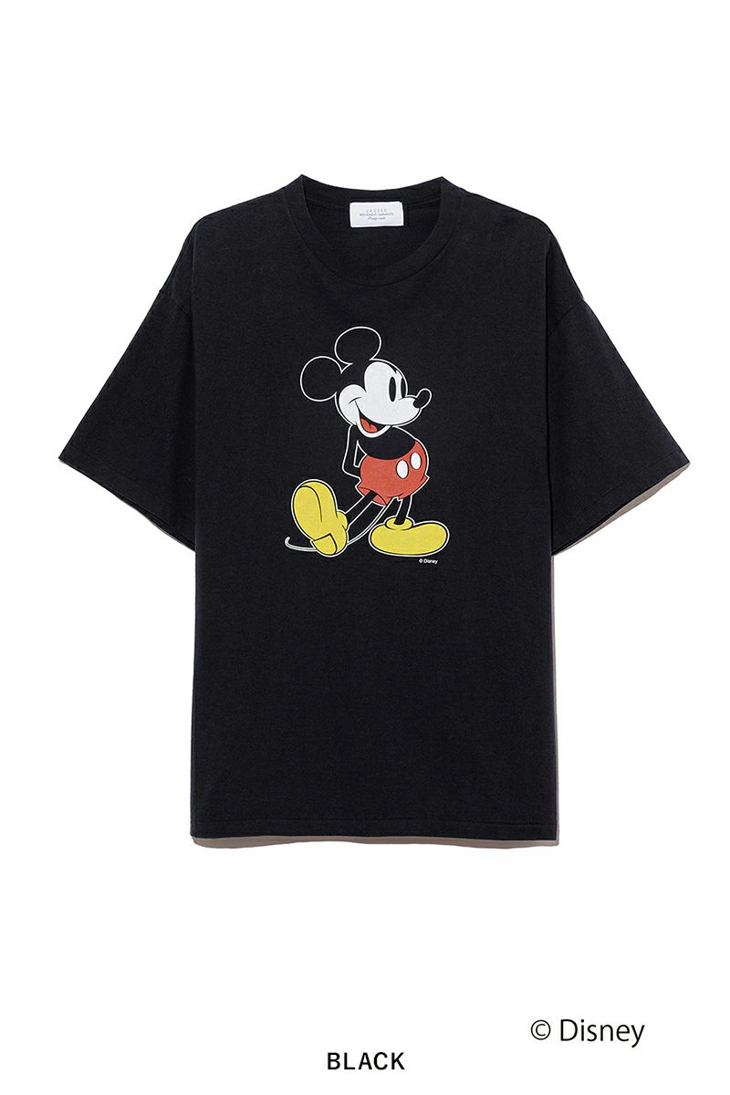 UNUSED(アンユーズド)UNUSED×Disney Mickey print short sleeve tee ディズニーミッキープリント半袖Tシャツ US2459 -16