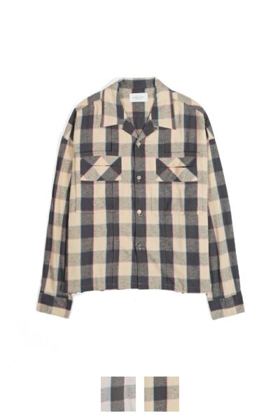 UNUSED(アンユーズド)Long sleeve check shirt 長袖チェックシャツ US2468