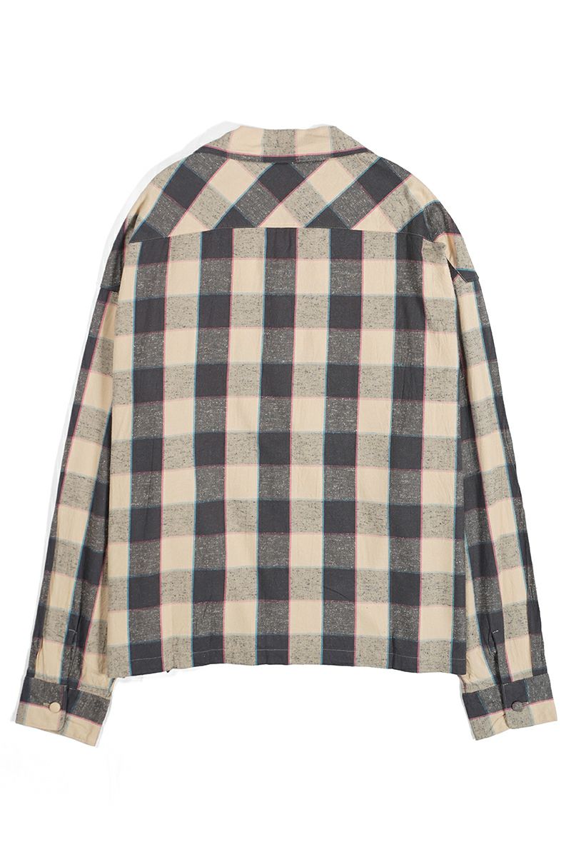 UNUSED(アンユーズド)Long sleeve check shirt 長袖チェックシャツ US2468 -2