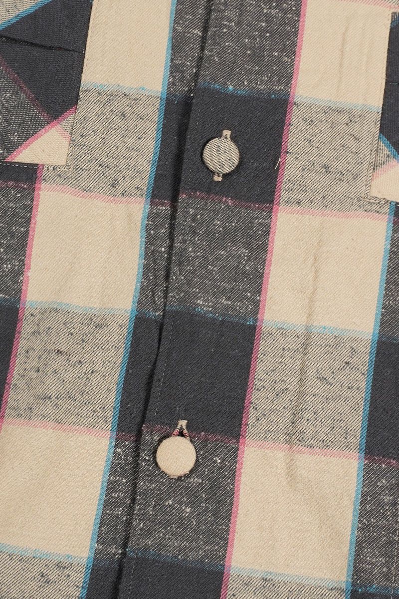 UNUSED(アンユーズド)Long sleeve check shirt 長袖チェックシャツ US2468 -5