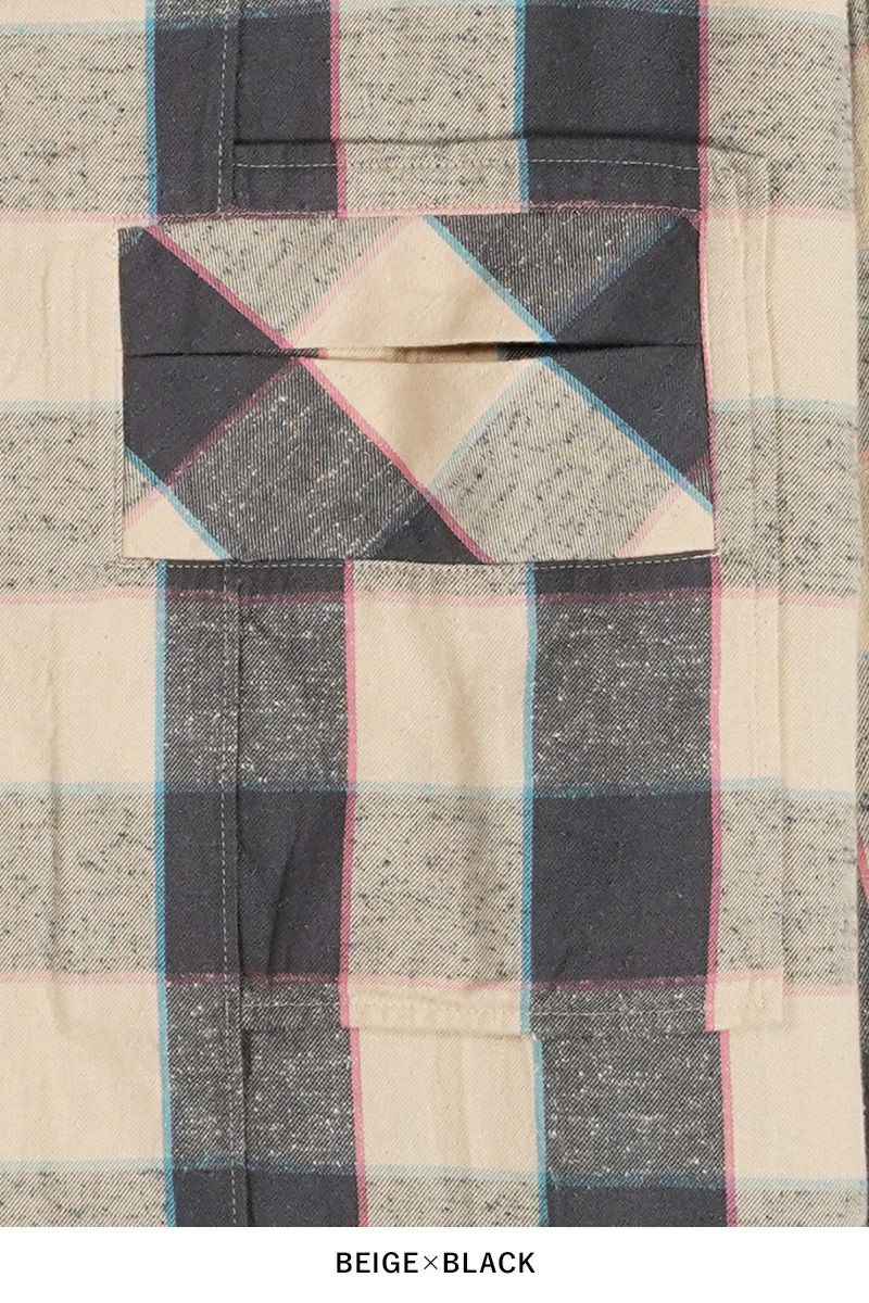 UNUSED(アンユーズド)Long sleeve check shirt 長袖チェックシャツ US2468 -14
