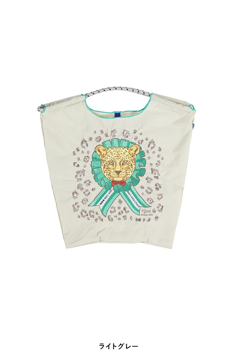 Ball & Chain(ボールアンドチェーン)D.LEOPARD (M) ショッピングバック トートバッグ 313012 -9