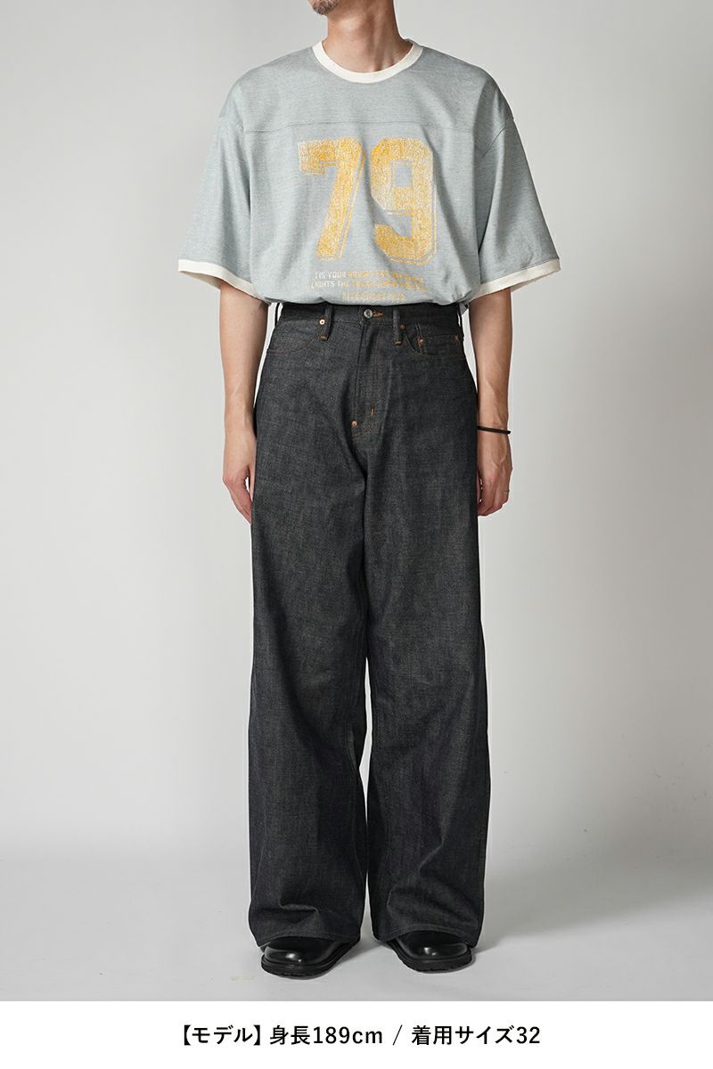 Classic Double Knee Denim Pants クラシックダブルニーデニムパンツ 