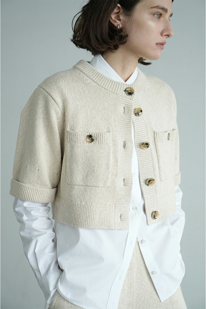 CLANE(クラネ)HALF SLEEVE KNIT TOPS & PANTS SET ハーフスリーブニットトップス＆パンツセット 17112-5012 -3